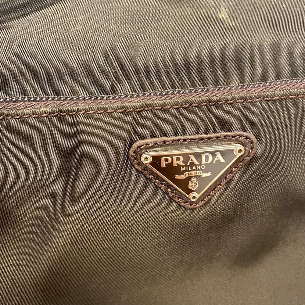 Prada Lesther Trimmed Nylon Pocketed Shoulder Bag - Picture 13 of 13